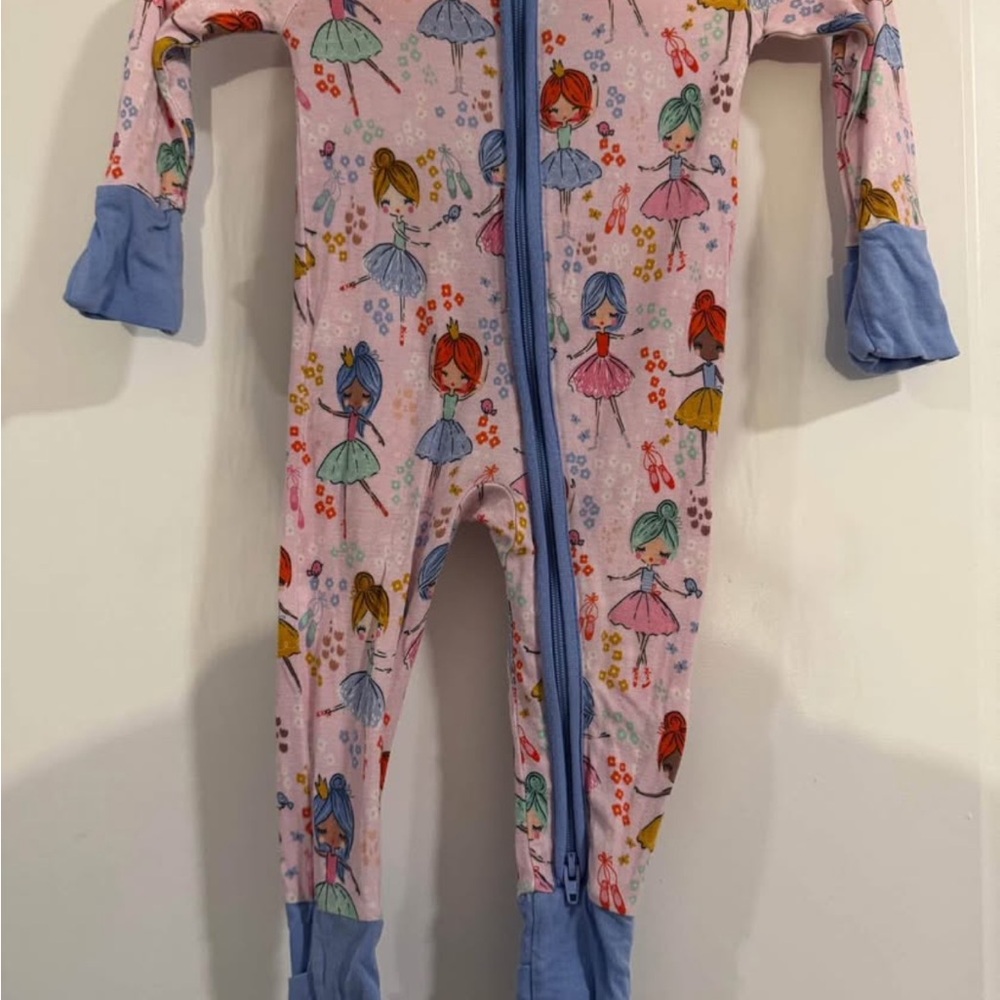 Little Sleepies Pink and Blue Footies One Piece